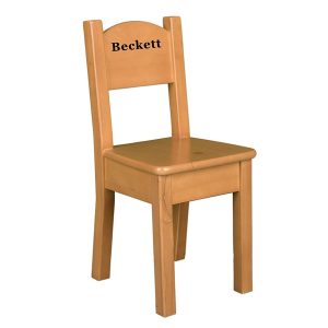 Open Back Chair - Unf - Unfinished