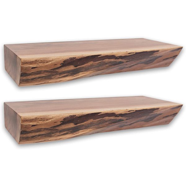 Nature'S Edge 18'' Floating Wall Shelf - 3'' Height (Set Of 2)