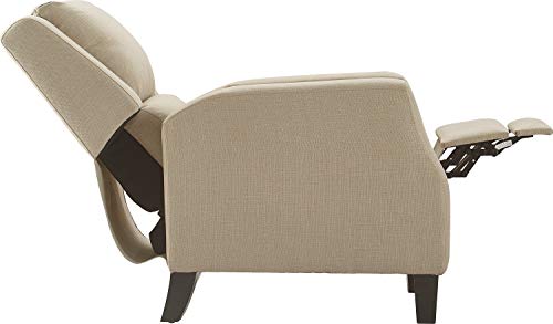 Truly Home UPH10161b Bristol Push Back Recliner Beige