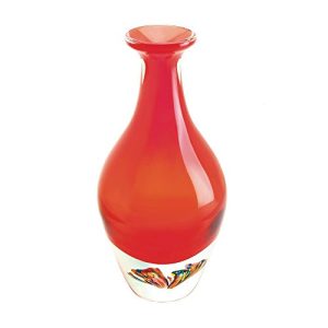 Zings & Thingz 57074250 RED Art Glass VASE