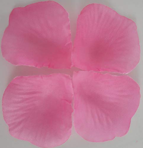 Funny Leis 1000PCS Rose Petals for Wedding or Birthday Party (Pink)