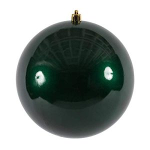Vickerman 393314-3 Midnight Green Candy Ball Christmas Tree Ornament (12 pack) (N590874DCV)