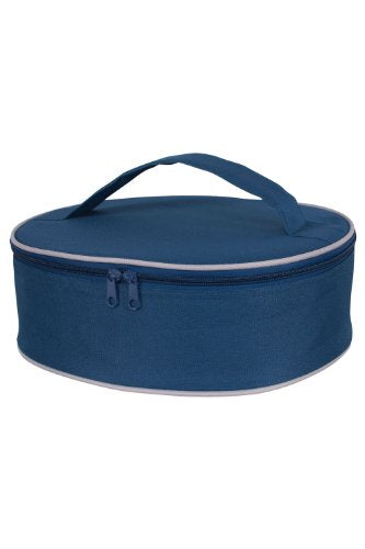 KAF Home Portable Insulated Pie Carrier, Navy Blue, 3.5 x 11.5 x 10.75-Inches FBAB00D5VDVXY
