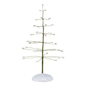 Department 56 Accessories for Villages Red and White Twinkle Brite Tree, 11.42 inch