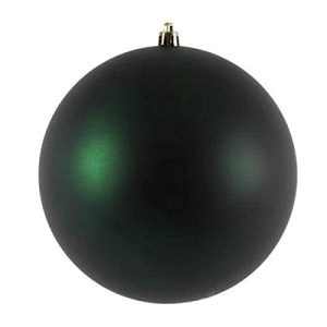Vickerman 482506-3 Midnight Green Matte Ball Christmas Tree Ornament (12 pack) (N590874DMV)
