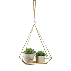 Summerfield Terrace 10018888 Hanging Plant Holder with Rectangle Base, White