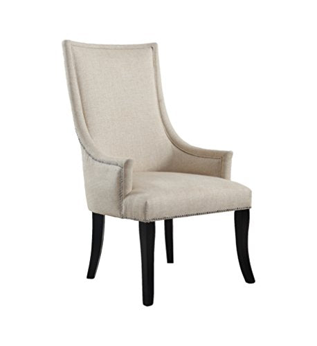 Best Master Furniture 618 Audrey Fabric Living Room Accent Chair, Beige