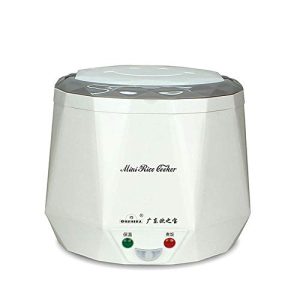 Multi-function Mini Rice Cooker 12v 1.3L For Rice, Soup, Noodles, Vegetable,Heating, for car(1.3L, White)