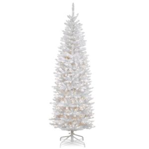 National Tree 7.5 Foot Kingswood Fir White Pencil Tree