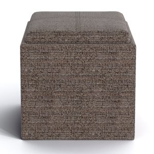 Rockwood Cube Storage Ottoman With Tray