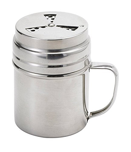 Elizabeth Karmel's Adjustable Dry Rub Shaker with Holes for Medium and Coarse Grind Seasonings, Stainless Steel, 1-Cup Capacity FBAB0027I1P2A