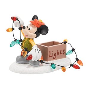 Dept 56 Disney Village Mickey Lights Up Christmas 4038634 New 2015