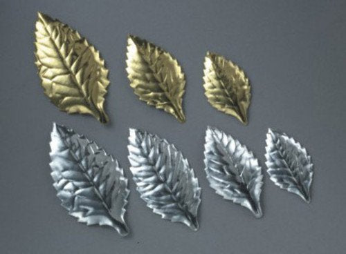 Silver Foil Leaves 1-3/8 144 Count