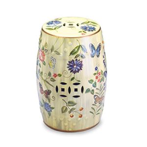 Zingz and Thingz Butterfly Garden Ceramic Stool