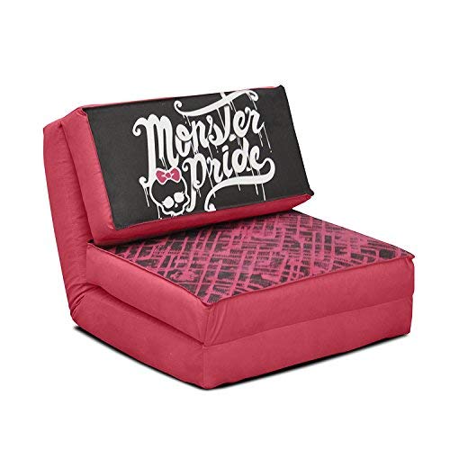 Mattel WK451925 Monster Flip Chair, Black and Pink