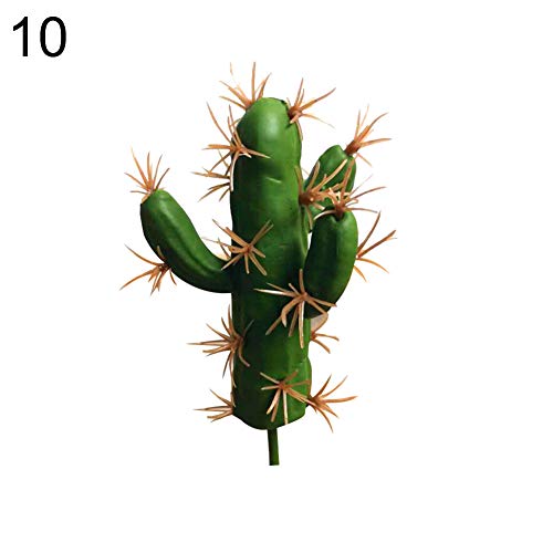 zzJiaCzs Artificial Flower,1Pc Foam Faux Cactus Succulent Plant Bonsai Office Desk Home Party Decor? - 10#