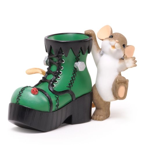 ENESCO Charming Tails Halloween That's One Monster of a Step Figurine, 2.875-Inch