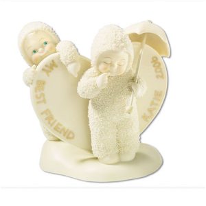 Department 56 Snowbabies Sentiments P.S. Just Wanted To Say Figurine