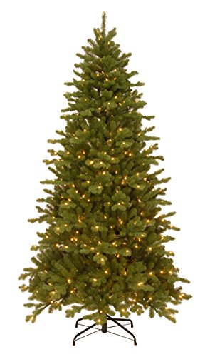 National Tree 7.5 Foot Feel Real Sheridan Spruce Memory-Shape Tree with 550 Dual LED Lights (PESS3-D07-75M)