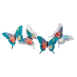 Zings & Thingz 57074137 Butterfly Wall Decor, Blue