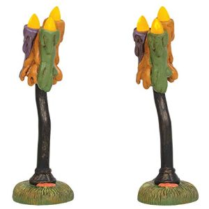Department 56 Accessories for Village Collections Halloween Wicked Wax Lamps Figurines, 4.25, Multicolor