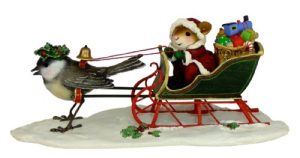 Wee Forest Folk M-404 Santa's Christmas Tweets