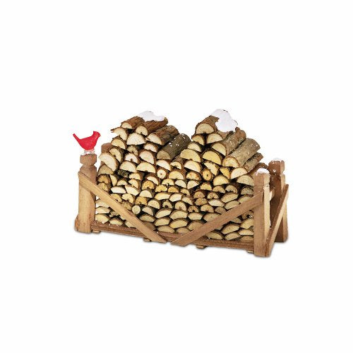 Department 56 Accessories for Villages Natural Wood Log Pile Accessory Figurine