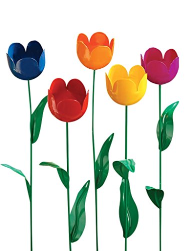 Miles Kimball Artificial Tulips - Set Of 5