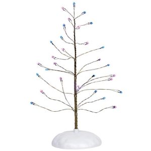 Department 56 Village Collections Accessories Pink and Purple Twinkle Tree Figurine, 9.06, Multicolor