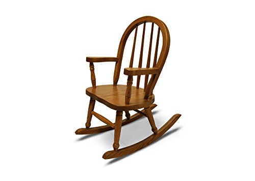Weaver Craft Child's Rocking Chair Amish Made (Medium Oak) - Fully Assembled