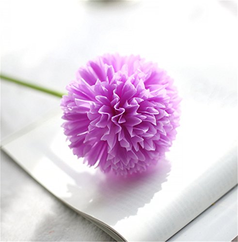 Interesting 1 Lavender Ball Artificial Flower Hydrangea Ball Artificial Silk Flower Onion Ball Flower