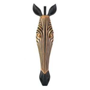 Zingz and Thingz Tribal Zebra Wall Plaque