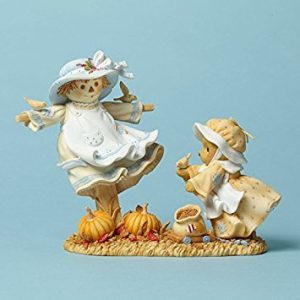 Cherished Teddies Collection Bear with Scarecrow Figurine, 5-Inch #4042749