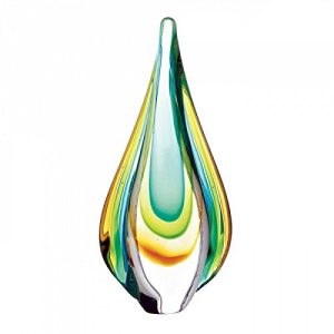 Zings & Thingz 57073865 Drop of Color Art Glass, Green