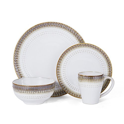 Pfaltzgraff Celina 16-Piece Stoneware Dinnerware Set, Service For 4 , Assorted - 5192213