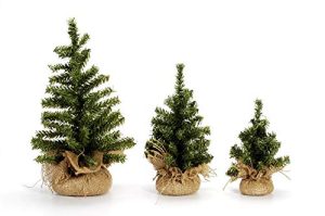 Darice RC-6529 Canadian Tree with Burlap Base - 50 Tips - 8 inches