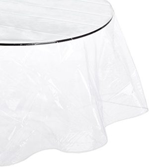 Carnation Home Fashions C-72/OB Oblong Vinyl Tablecloth Protector, 54 by 72, Clear FBAB003VRXDHQ