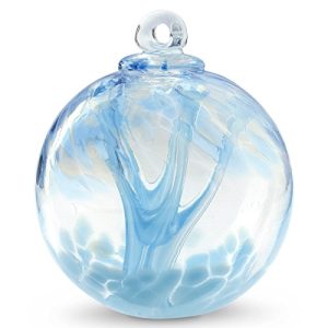 Witch Ball Spirit Tree Enliven (Mini) 2.5 Inch by Iron Art Glass Designs