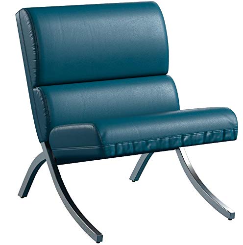 Contemporary/Modern Unique Faux,Bonded Leather Foam Chair (Teal)