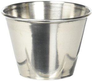 Winco SCP-25 Stainless Steel Sauce Cup, 2.5-Ounce