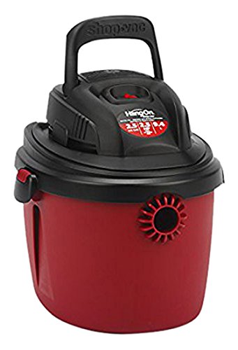 Shop-Vac 2036000 2.5-Gallon 2.5 Peak HP Wet Dry Vacuum, Small, Red/Black