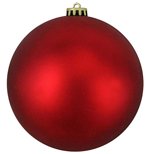 Northlight Red Hot Shatterproof Matte Commercial Christmas Ball Ornament 8 (200mm)
