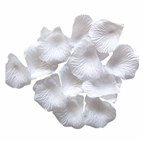 1000pcs Artificial Silk Flower Rose Petals Wedding Party Flower Favors Decoration for Wedding Party Aisle Table Confetti Decor by SamGreatWorld