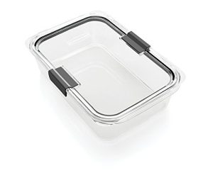 Rubbermaid Brilliance Food Storage Container, Large, 9.6 Cup, Clear 1991158