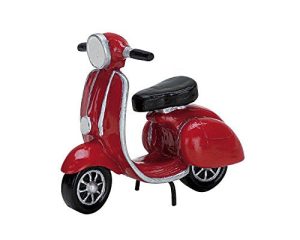 Lemax 2007 Red Moped Christmas Village Accessory