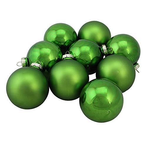 Northlight WY00747 32625081 Glass Ball Christmas Ornament Set, 2.5