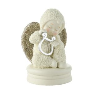 Department 56 Snowbabies Dream Collection Heavenly Music Figurine, 3.74 inch