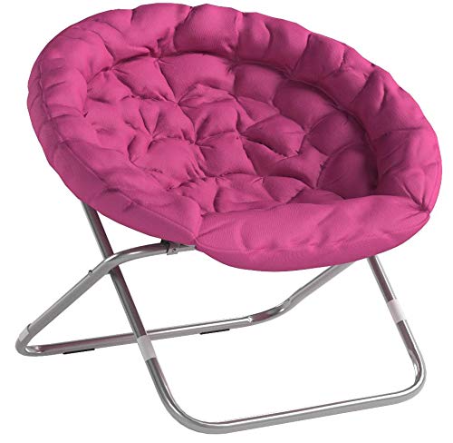 Urban Shop Oversized Saucer Chair, Pink