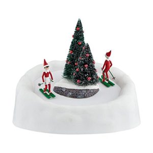 Department 56 Village Elf on the Shelf Skiing Hill Animated, 7.48 inch