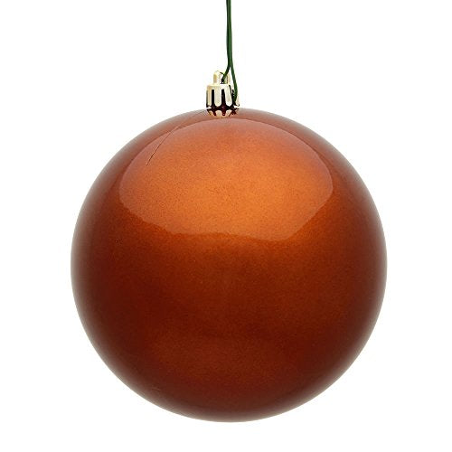 Vickerman 487099 - 8 Copper Candy Ball Christmas Christmas Tree Ornament (N592088DCV)